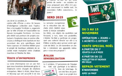 Gazette Atelier Re-Née Novembre 2025