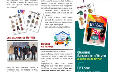 Gazette Atelier Re-Née Mars 2026